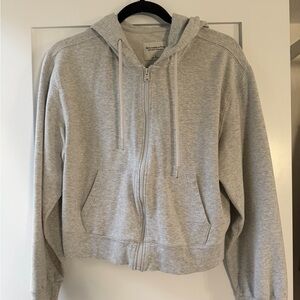 Abercrombie & Fitch Light Gray Hoodie